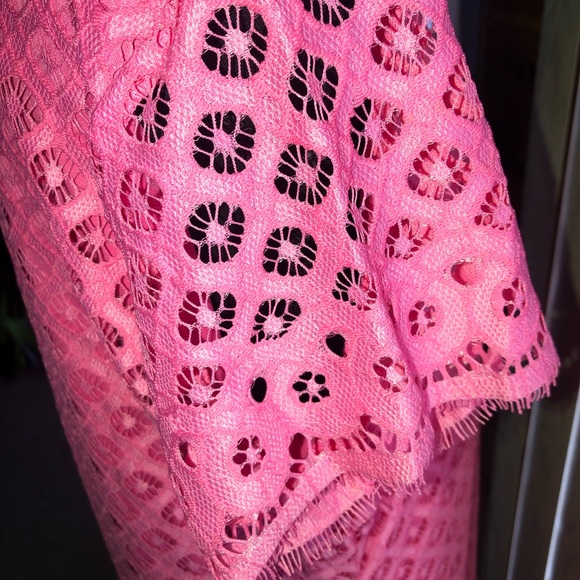 Isaac Mizrahi live navy and pink stretch dress - Picture 12 of 16